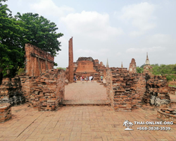 Река Квай и Айюттхайя храм Wat Maha That фото тура в Паттайе 72