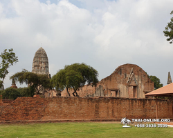 Река Квай и Айюттхайя храм Wat Maha That фото тура в Паттайе 76