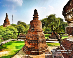 Река Квай и Айюттхайя храм Wat Maha That фото тура в Паттайе 37