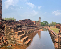 Река Квай и Айюттхайя храм Wat Maha That фото тура в Паттайе 78
