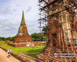 Река Квай и Айюттхайя храм Wat Maha That фото тура в Паттайе 39