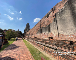 Река Квай и Айюттхайя храм Wat Maha That фото тура в Паттайе 44