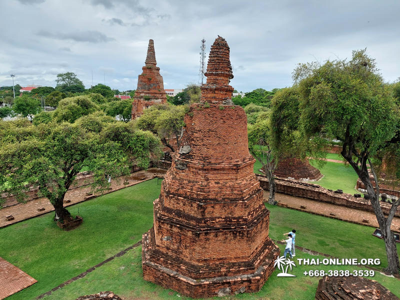 Река Квай и Айюттхайя храм Wat Ratchaburana фото тура в Паттайе 14