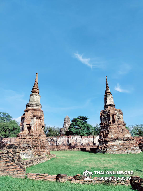 Река Квай и Айюттхайя храм Wat Maha That фото тура в Паттайе 81