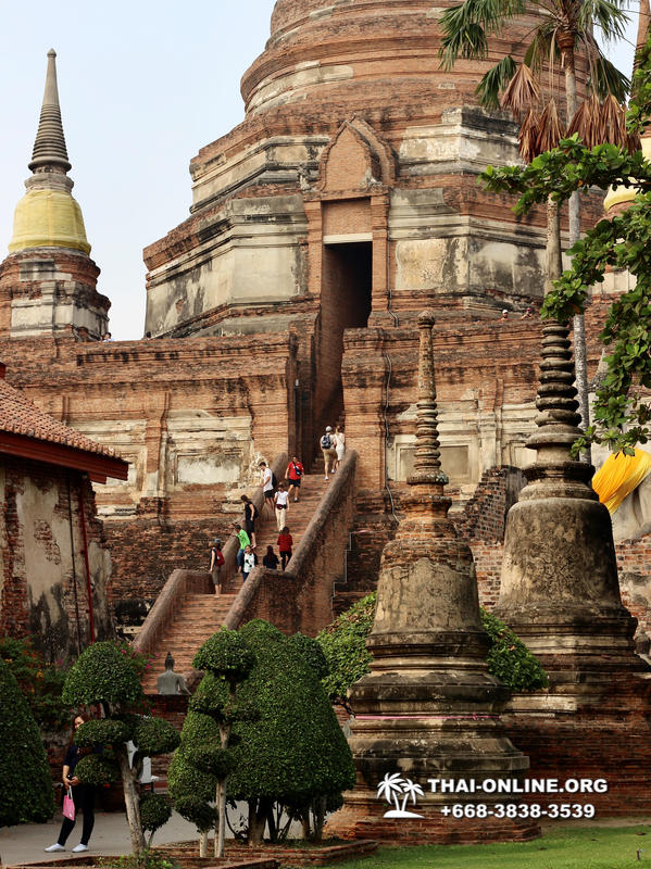 Река Квай и Айюттхайя храм Wat Maha That фото тура в Паттайе 40