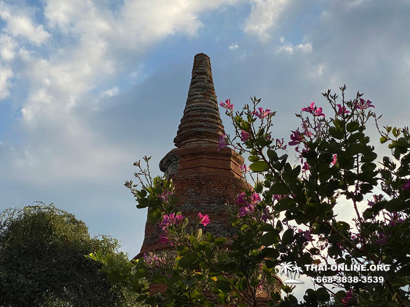 Река Квай и Айюттхайя храм Wat Ratchaburana фото тура в Паттайе 28