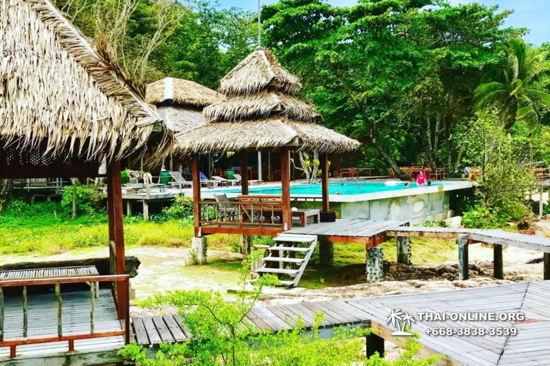Тайские Мальдивы частный остров отель, Ко Ман Норк экскурсия, Мун Нок отель, Тайланд экскурсии в Паттайе 10
