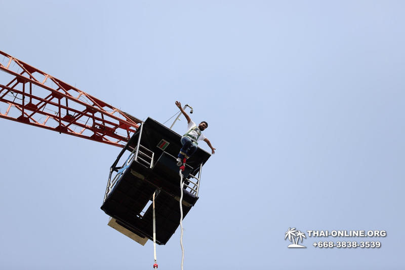 Банджи Джамп тарзанка в Тайланде Паттайе прыгнуть фото 42