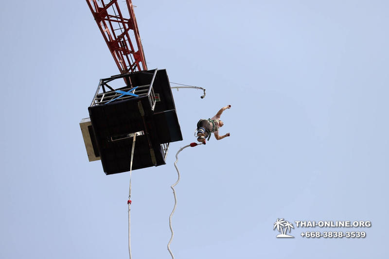 Банджи Джамп тарзанка в Тайланде Паттайе прыгнуть фото 54