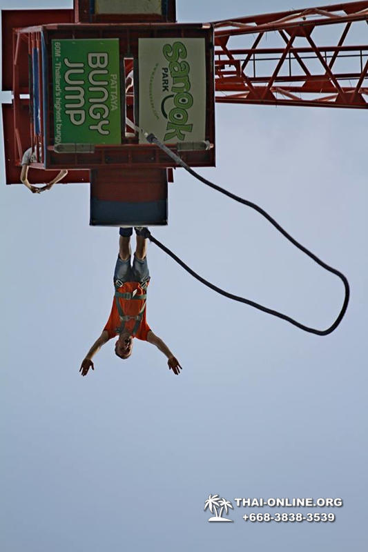 Банджи Джамп тарзанка в Тайланде Паттайе прыгнуть фото 2