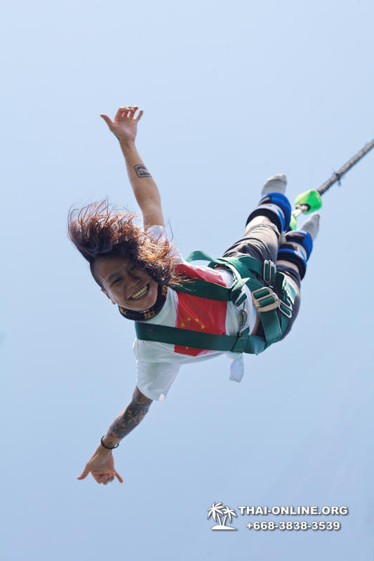 Банджи Джамп тарзанка в Тайланде Паттайе прыгнуть фото 20
