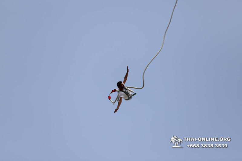 Банджи Джамп тарзанка в Тайланде Паттайе прыгнуть фото 61