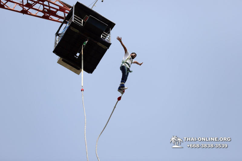 Банджи Джамп тарзанка в Тайланде Паттайе прыгнуть фото 53
