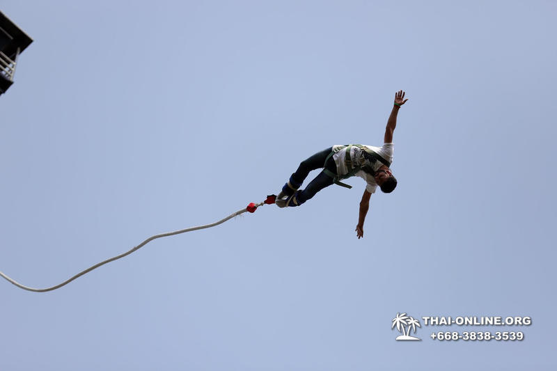 Банджи Джамп тарзанка в Тайланде Паттайе прыгнуть фото 45