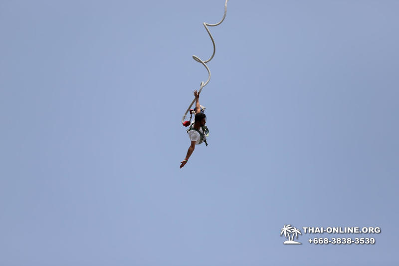 Банджи Джамп тарзанка в Тайланде Паттайе прыгнуть фото 48