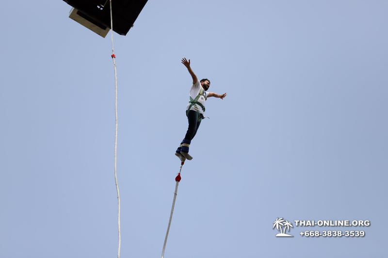 Банджи Джамп тарзанка в Тайланде Паттайе прыгнуть фото 36