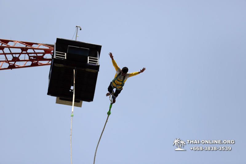 Банджи Джамп тарзанка в Тайланде Паттайе прыгнуть фото 44