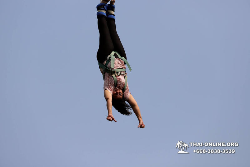 Банджи Джамп тарзанка в Тайланде Паттайе прыгнуть фото 51
