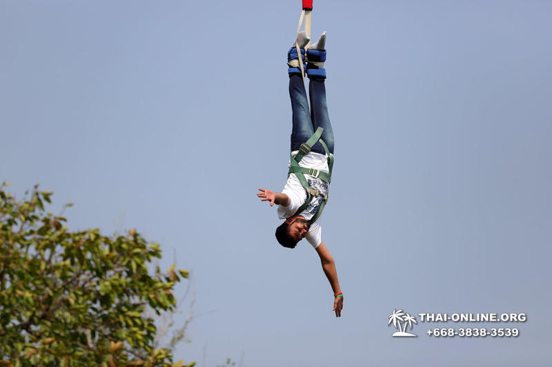 Банджи Джамп тарзанка в Тайланде Паттайе прыгнуть фото 58