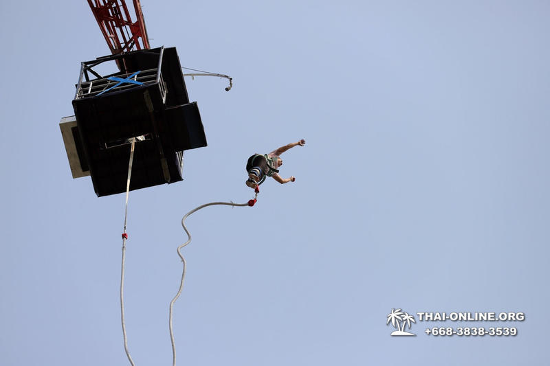 Банджи Джамп тарзанка в Тайланде Паттайе прыгнуть фото 40