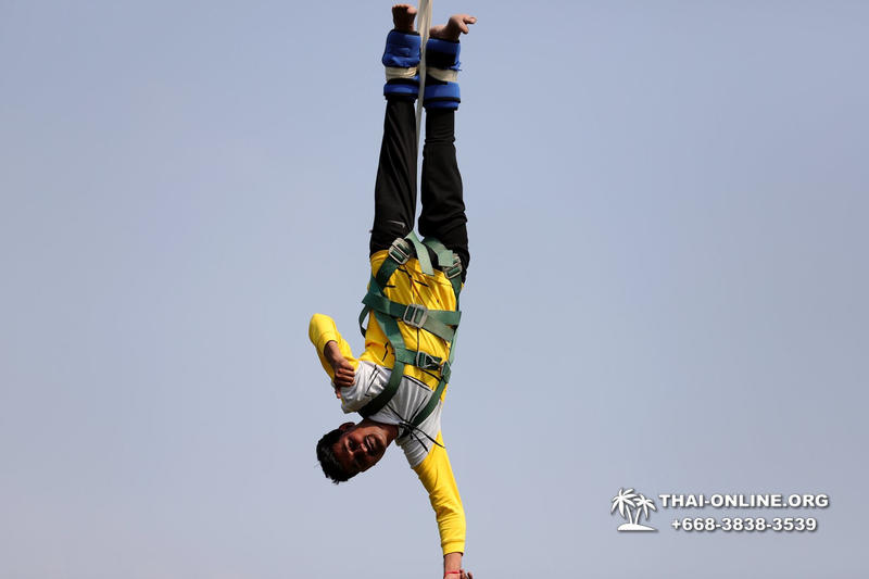 Банджи Джамп тарзанка в Тайланде Паттайе прыгнуть фото 50