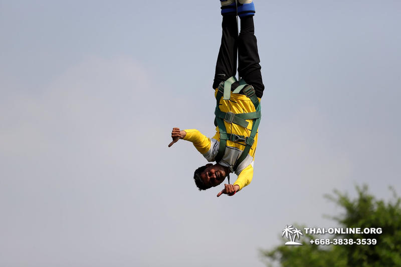 Банджи Джамп тарзанка в Тайланде Паттайе прыгнуть фото 38