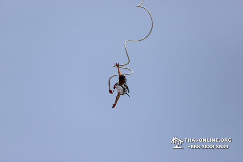 Банджи Джамп тарзанка в Тайланде Паттайе прыгнуть фото 56