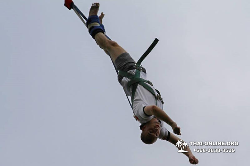 Банджи Джамп тарзанка в Тайланде Паттайе прыгнуть фото 13