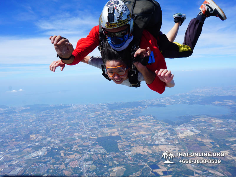 Тандем Скайдайвинг Thai Sky Adventures парашют прыжки Паттайя фото 83