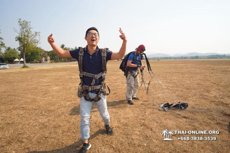 Тандем Скайдайвинг Thai Sky Adventures парашют прыжки Паттайя фото 16