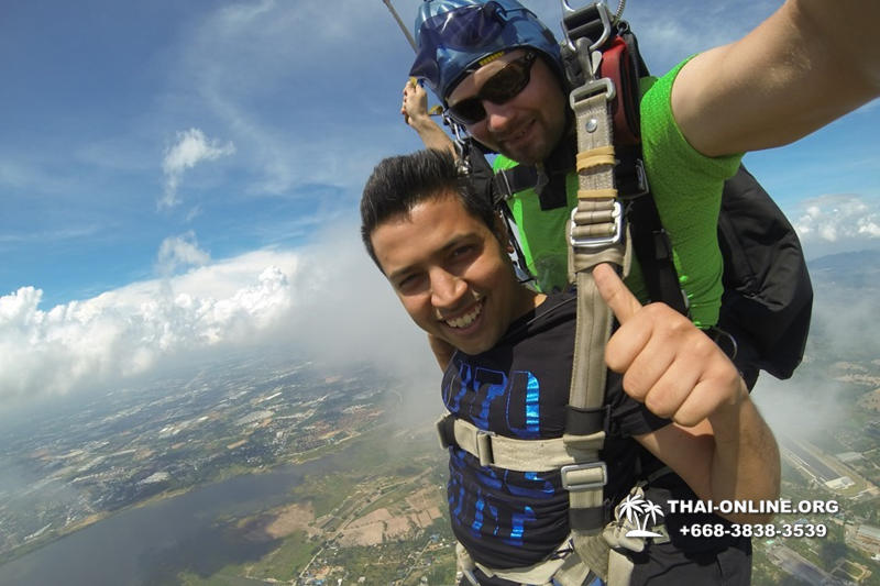 Тандем Скайдайвинг Thai Sky Adventures парашют прыжки Паттайя фото 25