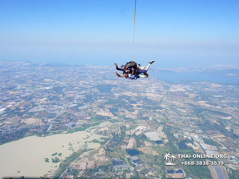 Тандем Скайдайвинг Thai Sky Adventures парашют прыжки Паттайя фото 80