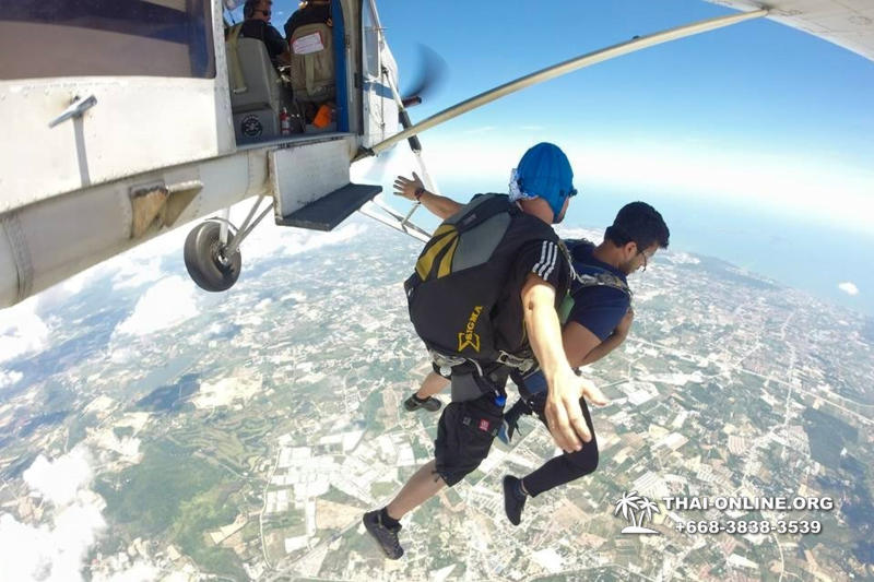 Тандем Скайдайвинг Thai Sky Adventures парашют прыжки Паттайя фото 8