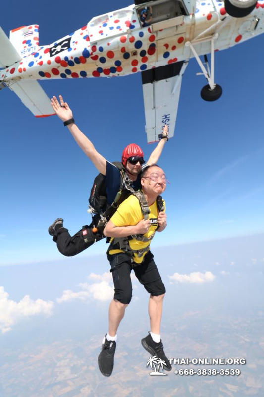 Тандем Скайдайвинг Thai Sky Adventures парашют прыжки Паттайя фото 38