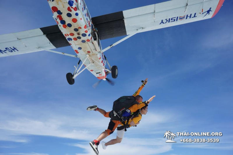 Тандем Скайдайвинг Thai Sky Adventures парашют прыжки Паттайя фото 62