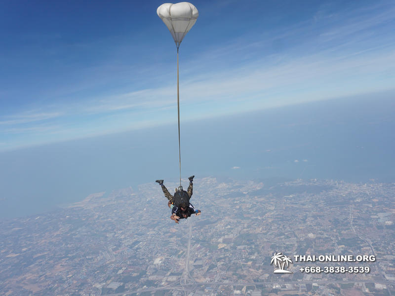Тандем Скайдайвинг Thai Sky Adventures парашют прыжки Паттайя фото 84