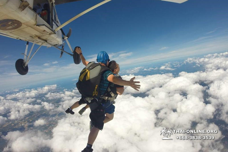 Тандем Скайдайвинг Thai Sky Adventures парашют прыжки Паттайя фото 39