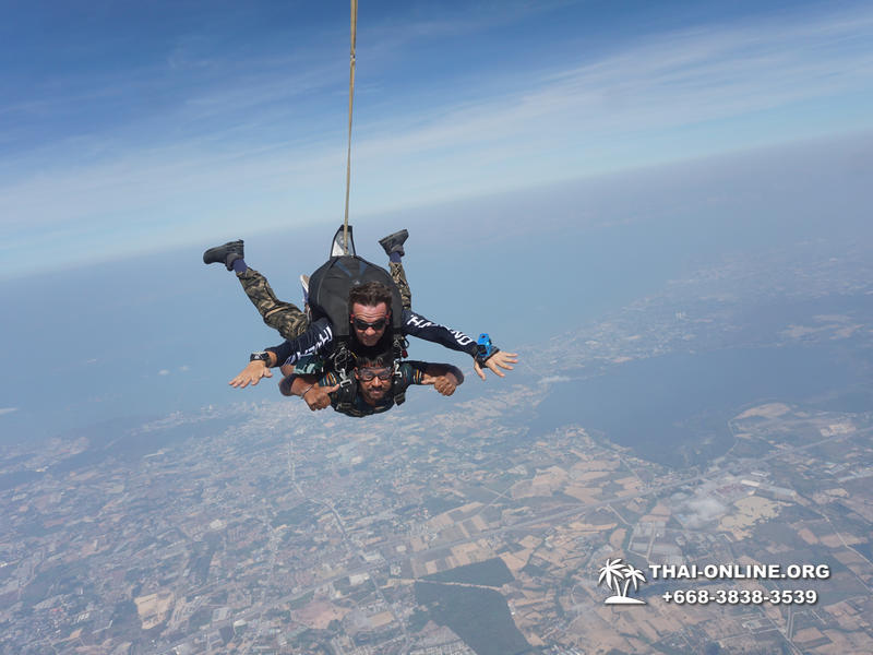 Тандем Скайдайвинг Thai Sky Adventures парашют прыжки Паттайя фото 86