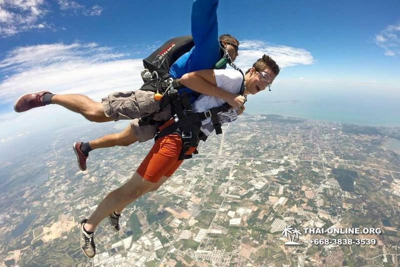 Тандем Скайдайвинг Thai Sky Adventures парашют прыжки Паттайя фото 5