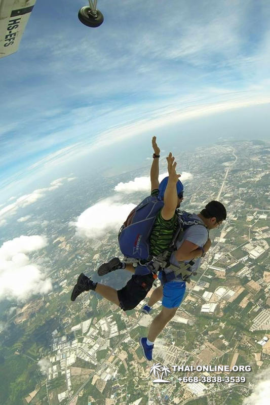 Тандем Скайдайвинг Thai Sky Adventures парашют прыжки Паттайя фото 14