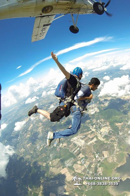 Тандем Скайдайвинг Thai Sky Adventures парашют прыжки Паттайя фото 7