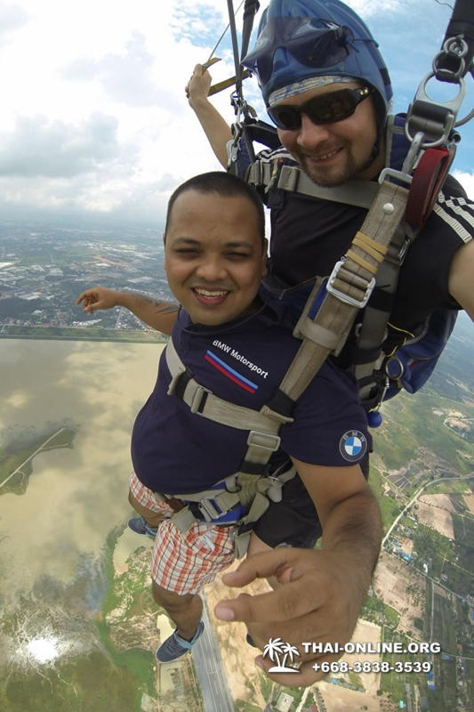 Тандем Скайдайвинг Thai Sky Adventures парашют прыжки Паттайя фото 19
