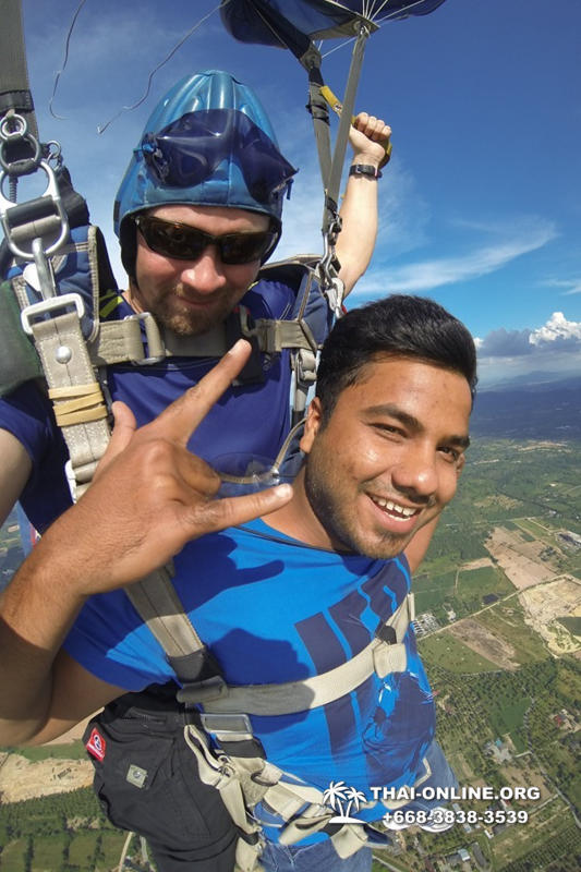 Тандем Скайдайвинг Thai Sky Adventures парашют прыжки Паттайя фото 4