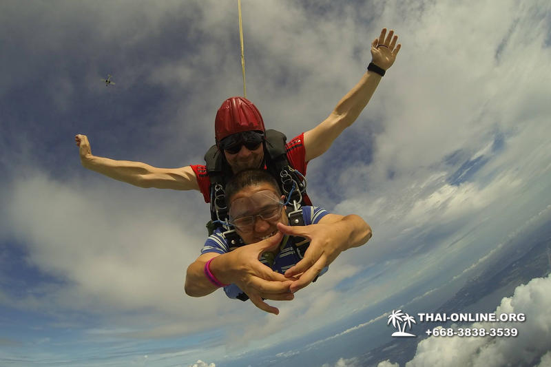 Тандем Скайдайвинг Thai Sky Adventures парашют прыжки Паттайя фото 63