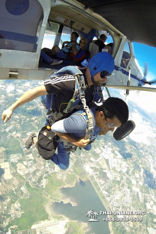 Тандем Скайдайвинг Thai Sky Adventures парашют прыжки Паттайя фото 3
