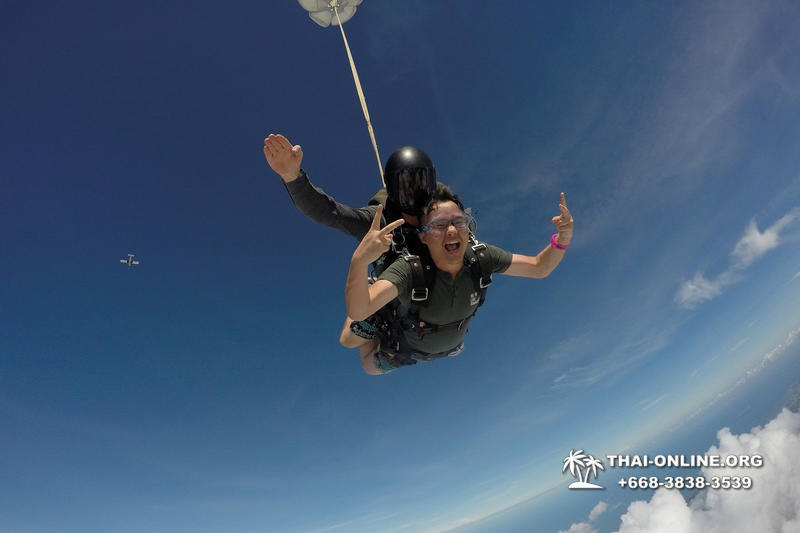 Тандем Скайдайвинг Thai Sky Adventures парашют прыжки Паттайя фото 71