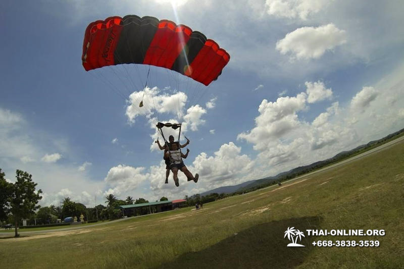 Тандем Скайдайвинг Thai Sky Adventures парашют прыжки Паттайя фото 44