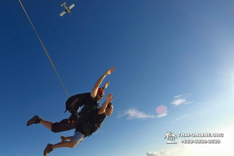 Тандем Скайдайвинг Thai Sky Adventures парашют прыжки Паттайя фото 72