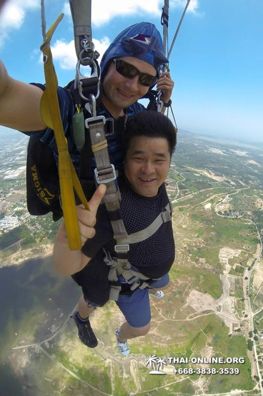 Тандем Скайдайвинг Thai Sky Adventures парашют прыжки Паттайя фото 13