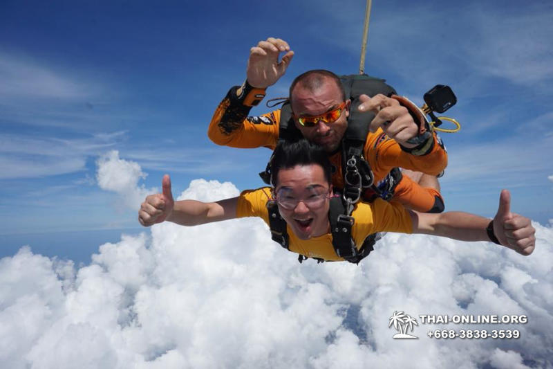 Тандем Скайдайвинг Thai Sky Adventures парашют прыжки Паттайя фото 51